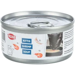 Garnelensuppe Huhn & Garnelen – flüssiger Leckerbissen für Katzen, 80 g